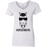 T-Shirts White / S Horsenberg Women's V-Neck T-Shirt