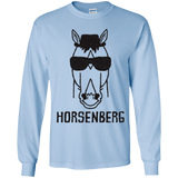 T-Shirts Light Blue / YS Horsenberg Youth Long Sleeve T-Shirt