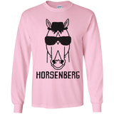 T-Shirts Light Pink / YS Horsenberg Youth Long Sleeve T-Shirt