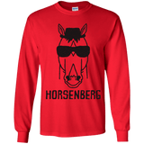 T-Shirts Red / YS Horsenberg Youth Long Sleeve T-Shirt