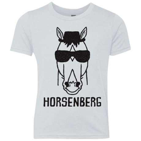 T-Shirts Heather White / YXS Horsenberg Youth Triblend T-Shirt