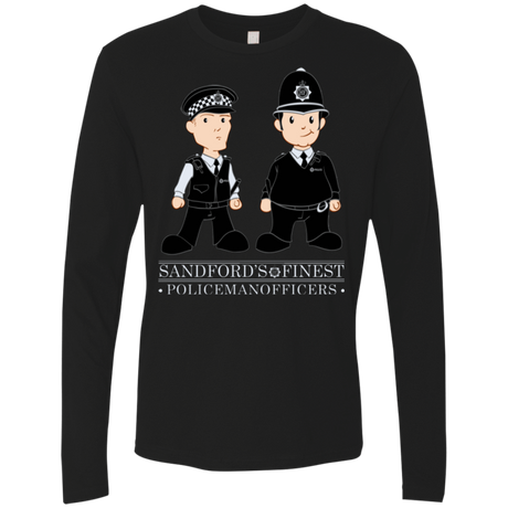 T-Shirts Black / Small Hot Fuzz Men's Premium Long Sleeve