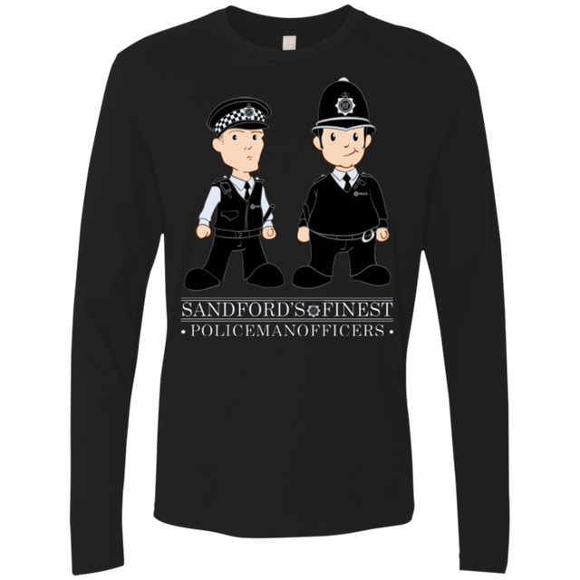 T-Shirts Black / Small Hot Fuzz Men's Premium Long Sleeve