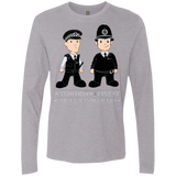 T-Shirts Heather Grey / Small Hot Fuzz Men's Premium Long Sleeve