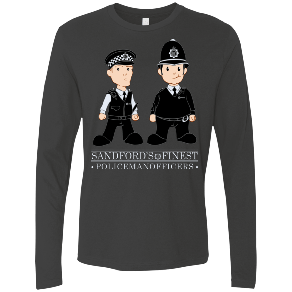 T-Shirts Heavy Metal / Small Hot Fuzz Men's Premium Long Sleeve