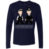 T-Shirts Midnight Navy / Small Hot Fuzz Men's Premium Long Sleeve