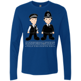 T-Shirts Royal / Small Hot Fuzz Men's Premium Long Sleeve