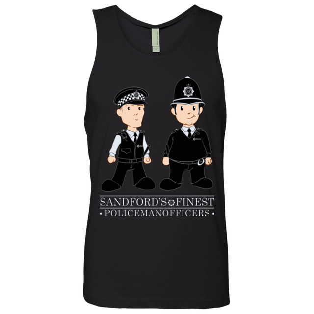 T-Shirts Black / Small Hot Fuzz Men's Premium Tank Top