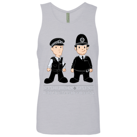 T-Shirts Heather Grey / Small Hot Fuzz Men's Premium Tank Top
