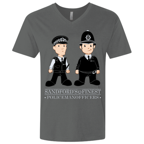 T-Shirts Heavy Metal / X-Small Hot Fuzz Men's Premium V-Neck