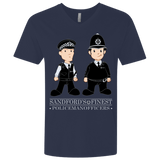 T-Shirts Midnight Navy / X-Small Hot Fuzz Men's Premium V-Neck