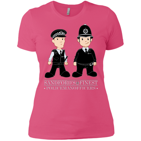 T-Shirts Hot Pink / X-Small Hot Fuzz Women's Premium T-Shirt