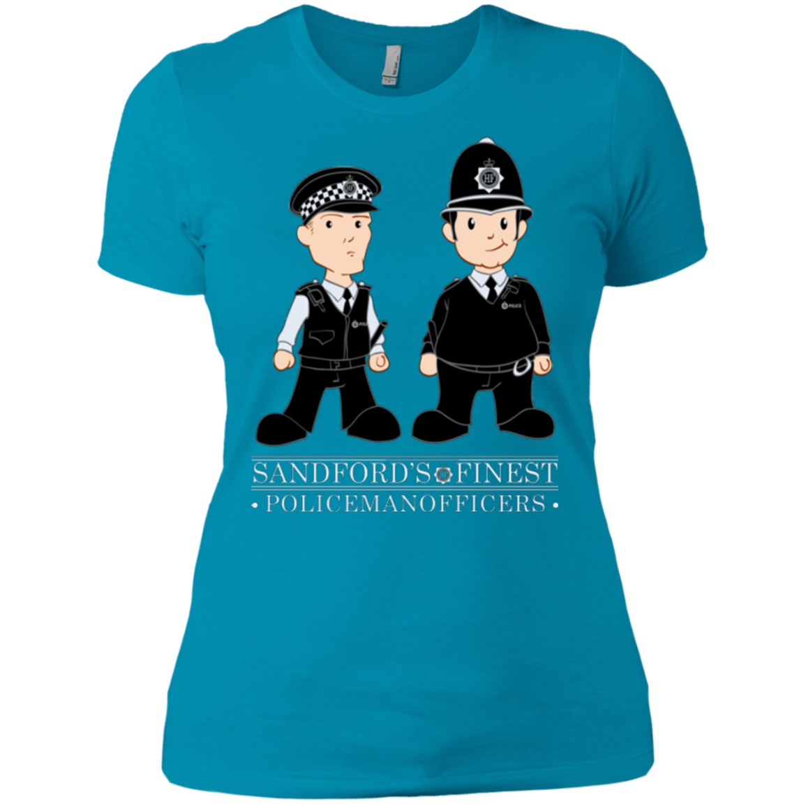 T-Shirts Turquoise / X-Small Hot Fuzz Women's Premium T-Shirt