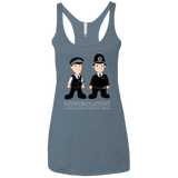 T-Shirts Indigo / X-Small Hot Fuzz Women's Triblend Racerback Tank