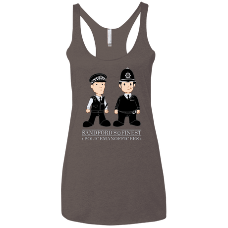 T-Shirts Macchiato / X-Small Hot Fuzz Women's Triblend Racerback Tank
