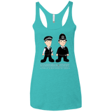 T-Shirts Tahiti Blue / X-Small Hot Fuzz Women's Triblend Racerback Tank