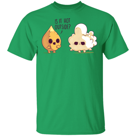 T-Shirts Irish Green / S Hot Outside T-Shirt