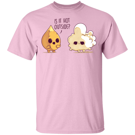 T-Shirts Light Pink / S Hot Outside T-Shirt