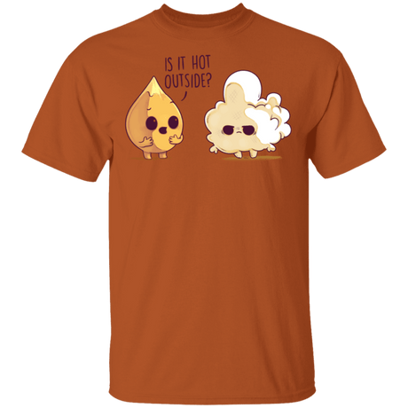 T-Shirts Texas Orange / S Hot Outside T-Shirt