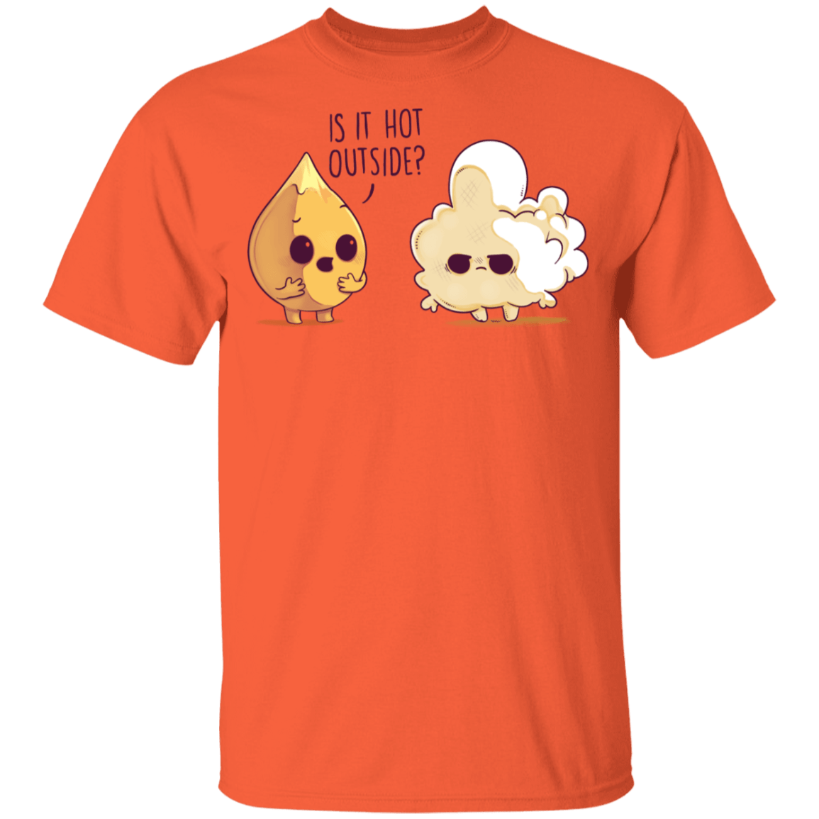 T-Shirts Orange / YXS Hot Outside Youth T-Shirt