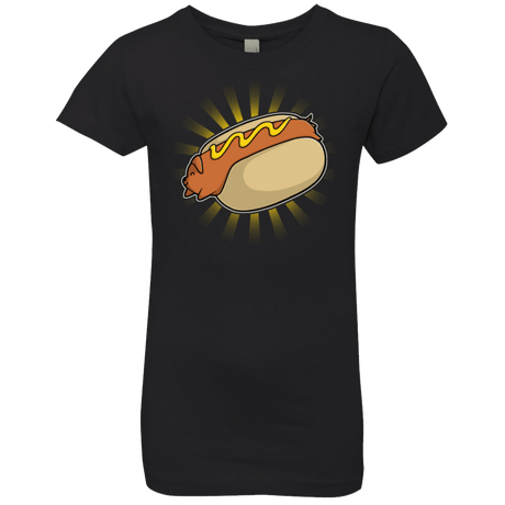 T-Shirts Black / YXS Hotdog Girls Premium T-Shirt