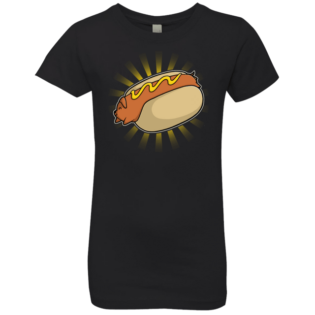 T-Shirts Black / YXS Hotdog Girls Premium T-Shirt