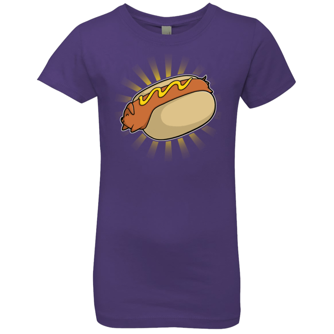 T-Shirts Purple Rush / YXS Hotdog Girls Premium T-Shirt