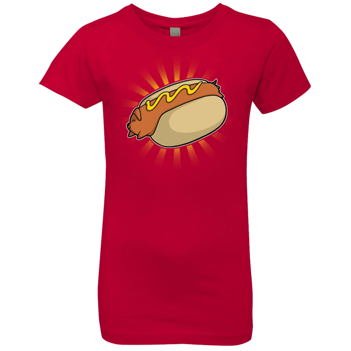 T-Shirts Red / YXS Hotdog Girls Premium T-Shirt