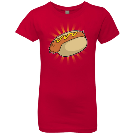 T-Shirts Red / YXS Hotdog Girls Premium T-Shirt