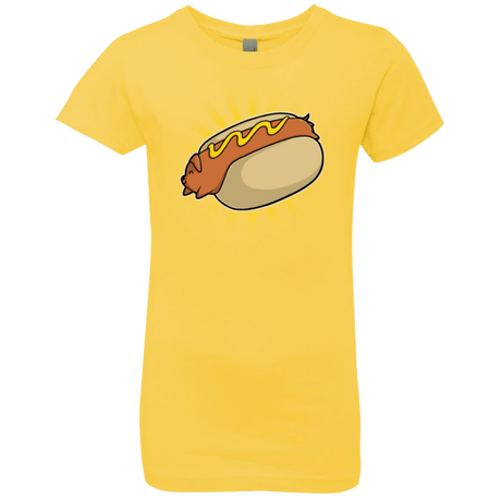 T-Shirts Vibrant Yellow / YXS Hotdog Girls Premium T-Shirt