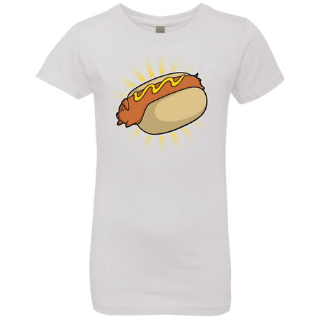 T-Shirts White / YXS Hotdog Girls Premium T-Shirt