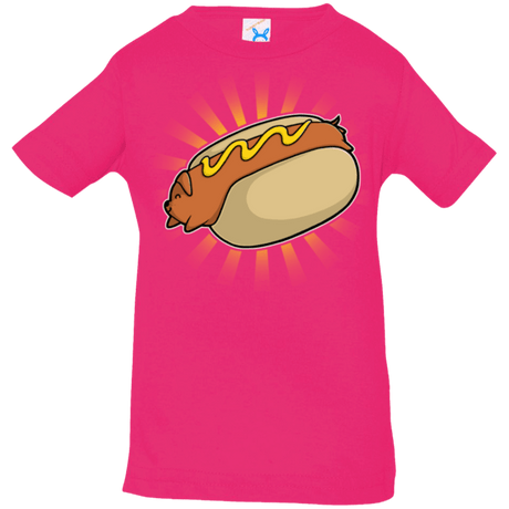 T-Shirts Hot Pink / 6 Months Hotdog Infant PremiumT-Shirt