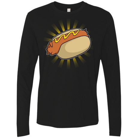 T-Shirts Black / Small Hotdog Men's Premium Long Sleeve