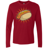T-Shirts Cardinal / Small Hotdog Men's Premium Long Sleeve