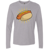 T-Shirts Heather Grey / Small Hotdog Men's Premium Long Sleeve