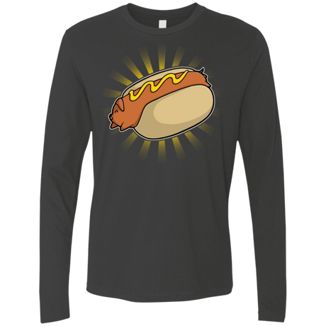T-Shirts Heavy Metal / Small Hotdog Men's Premium Long Sleeve