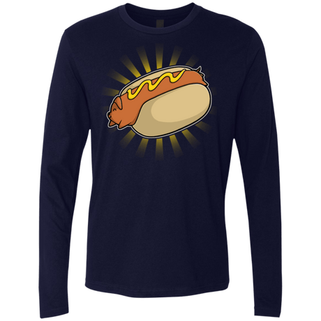T-Shirts Midnight Navy / Small Hotdog Men's Premium Long Sleeve