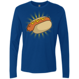 T-Shirts Royal / Small Hotdog Men's Premium Long Sleeve