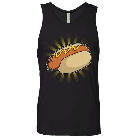 T-Shirts Black / Small Hotdog Men's Premium Tank Top