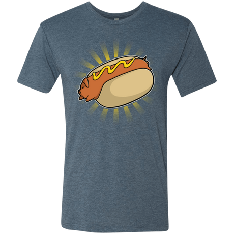 T-Shirts Indigo / Small Hotdog Men's Triblend T-Shirt