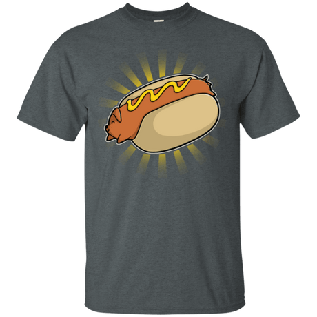 T-Shirts Dark Heather / Small Hotdog T-Shirt