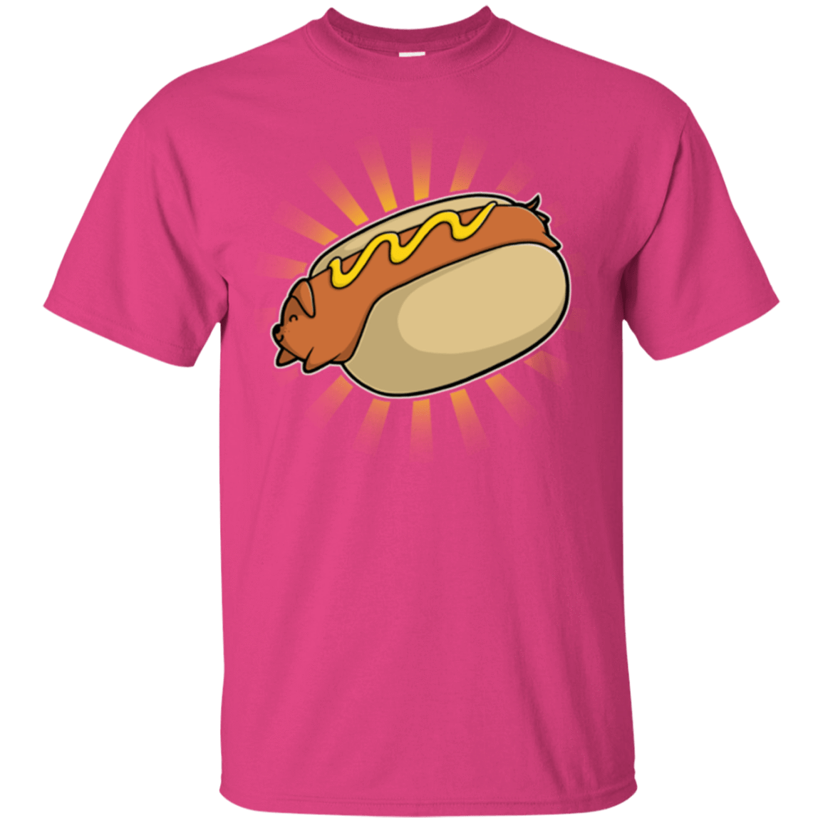 T-Shirts Heliconia / Small Hotdog T-Shirt