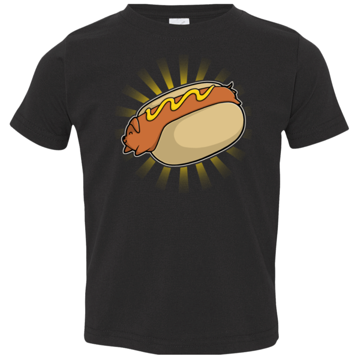 T-Shirts Black / 2T Hotdog Toddler Premium T-Shirt