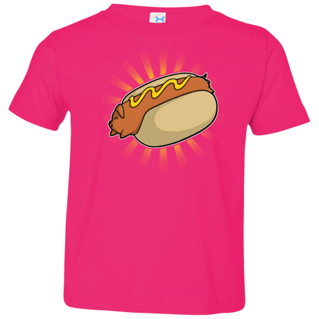 T-Shirts Hot Pink / 2T Hotdog Toddler Premium T-Shirt