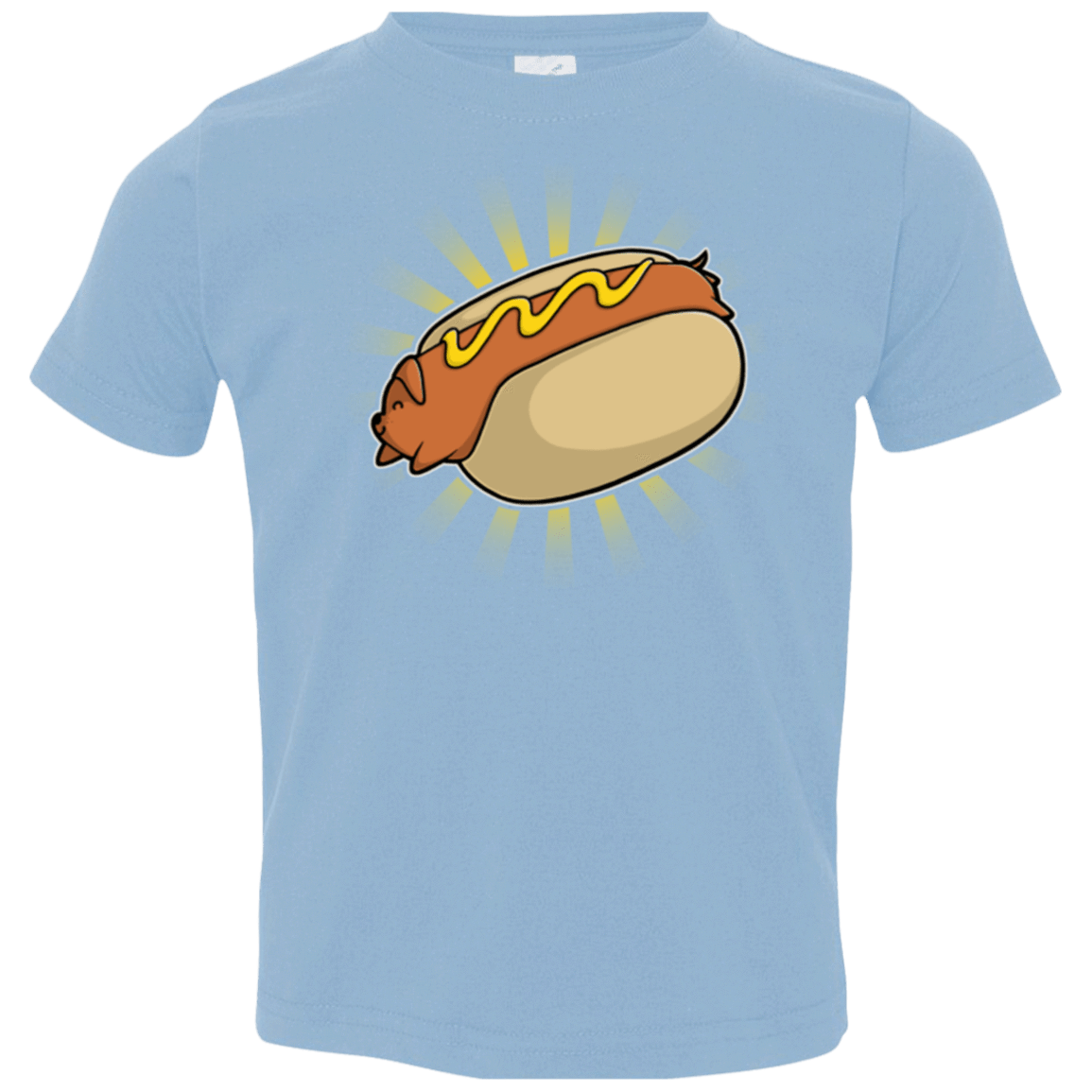 T-Shirts Light Blue / 2T Hotdog Toddler Premium T-Shirt