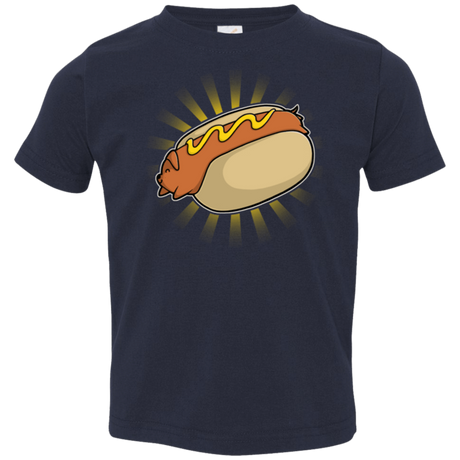 T-Shirts Navy / 2T Hotdog Toddler Premium T-Shirt