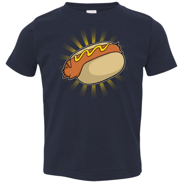 T-Shirts Navy / 2T Hotdog Toddler Premium T-Shirt
