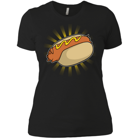 T-Shirts Black / X-Small Hotdog Women's Premium T-Shirt