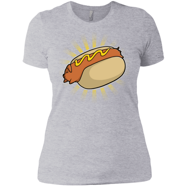 T-Shirts Heather Grey / X-Small Hotdog Women's Premium T-Shirt