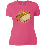 T-Shirts Hot Pink / X-Small Hotdog Women's Premium T-Shirt